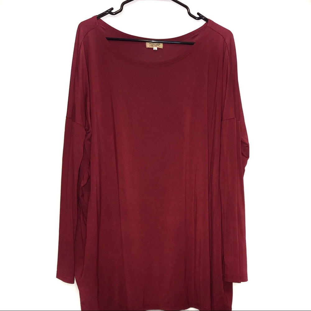 Piko 1988 Wine Colored Tunic